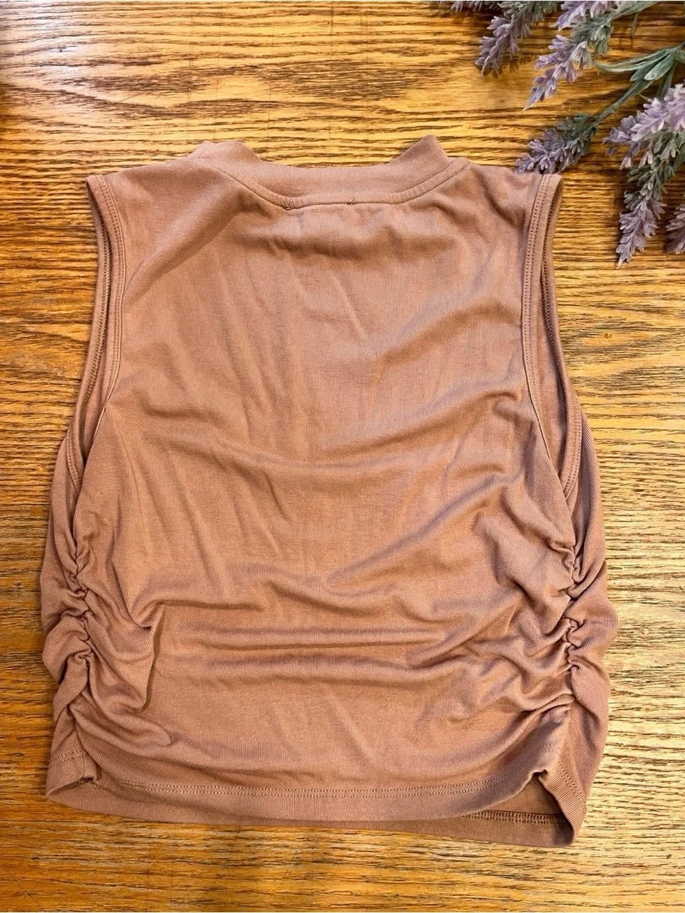 Cider Ruched Sides Tank Tops Size Medium